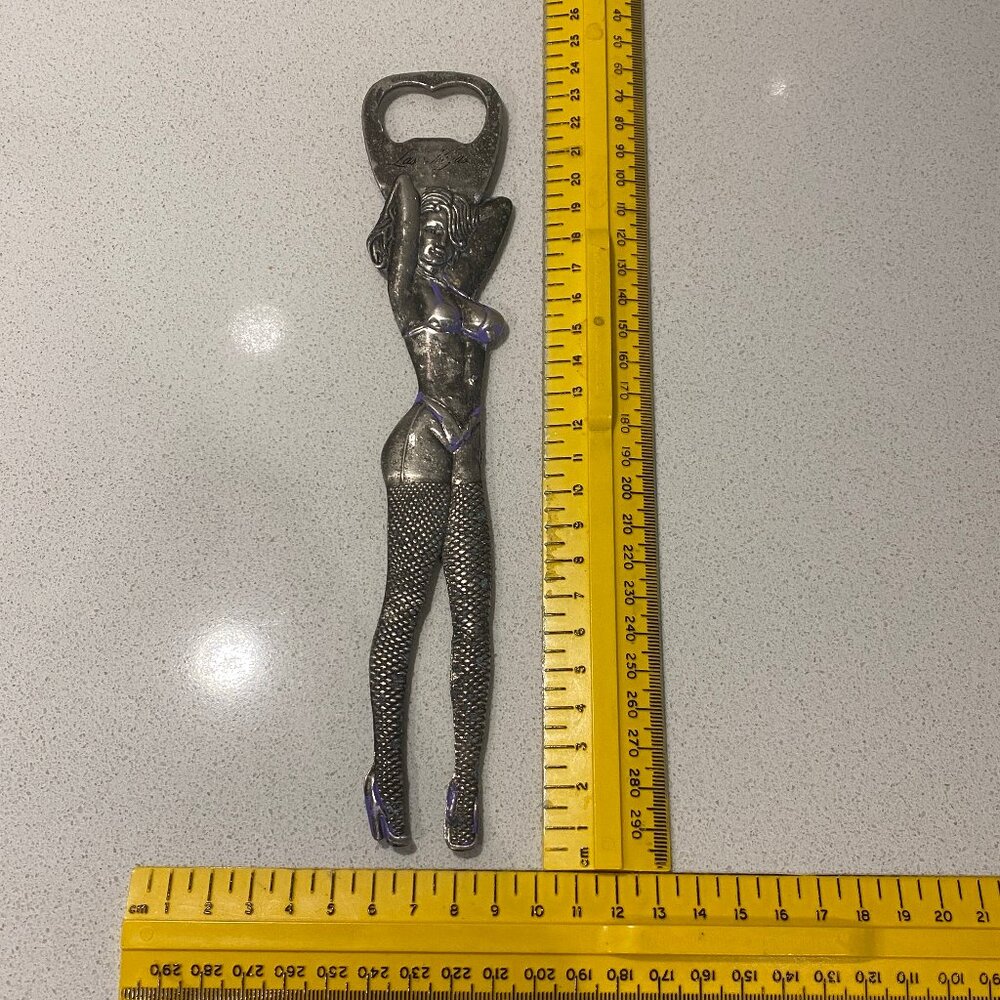 Vintage Las Vegas Showgirl bottle opener eclectic